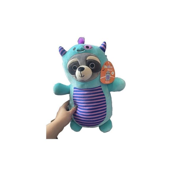 NWT SQUISHMALLOWS Halloween 2023 Rocky the Racoon in Monster Costume Huggies - Picture 1 of 4